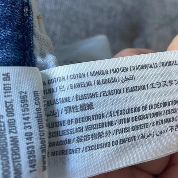 Abercrombie & Fitch Blue Jean Shorts - Picture 4 of 4